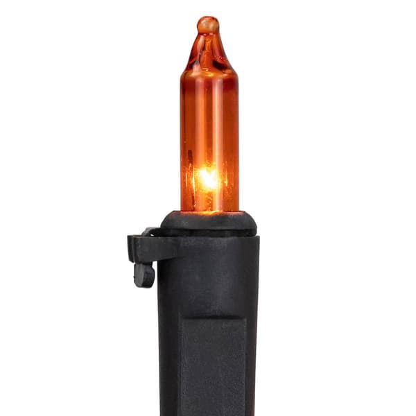 Northlight Seasonal 50ct. Orange Mini Christmas Light Set