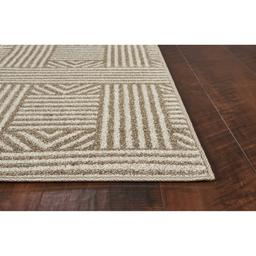 9th & Pike® Geometric Lines UV Treated Rectangular Rug