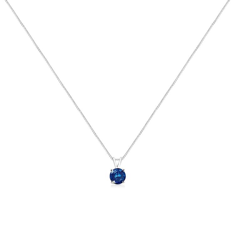 Haus of Brilliance 1/2ctw. Blue Lab Grown Diamond Pendant