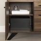 South Shore Flam Natural Walnut Multi-Function Secretary Desk - image 4