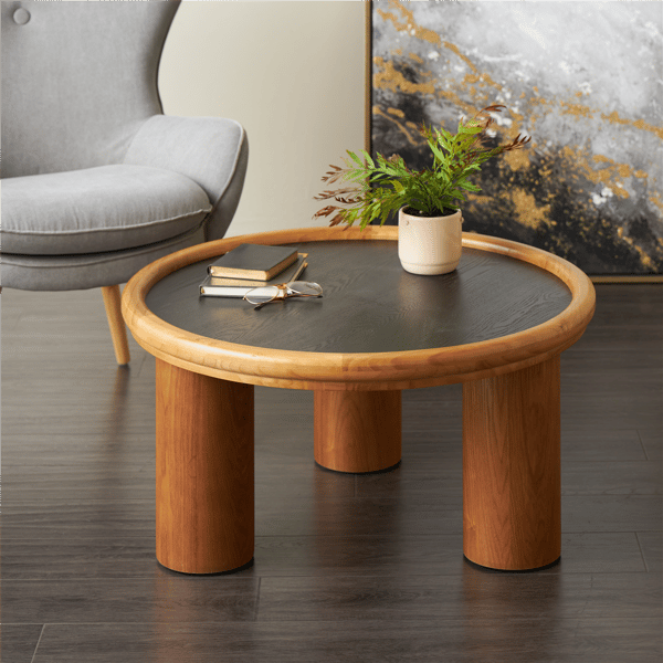 9th & Pike® Bohemian Brown Wood Coffee Table
