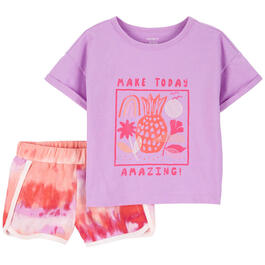 Toddler Girl Carters&#40;R&#41; Make Today Amazing Top & Shorts Set