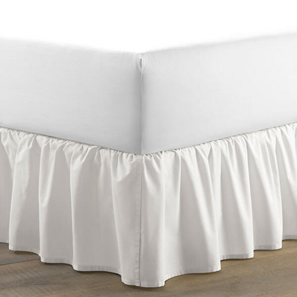 Laura Ashley(R) Solid Ruffled Bed Skirt - image 