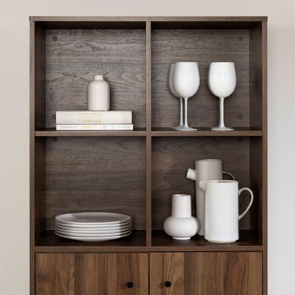 South Shore Flam Natural Walnut Kitchen Buffet