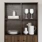 South Shore Flam Natural Walnut Kitchen Buffet - image 3