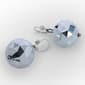 Betsey Johnson Midnight Magic Disco Ball Drop Earrings - image 3