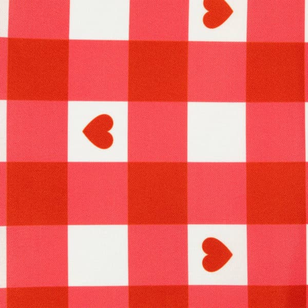 Northlight Seasonal Valentine''s Day Checkered Heart Table Runner