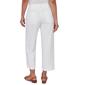 Womens Hearts of Palm Fun in the Sun Solid Cotton Twill Capris - image 2