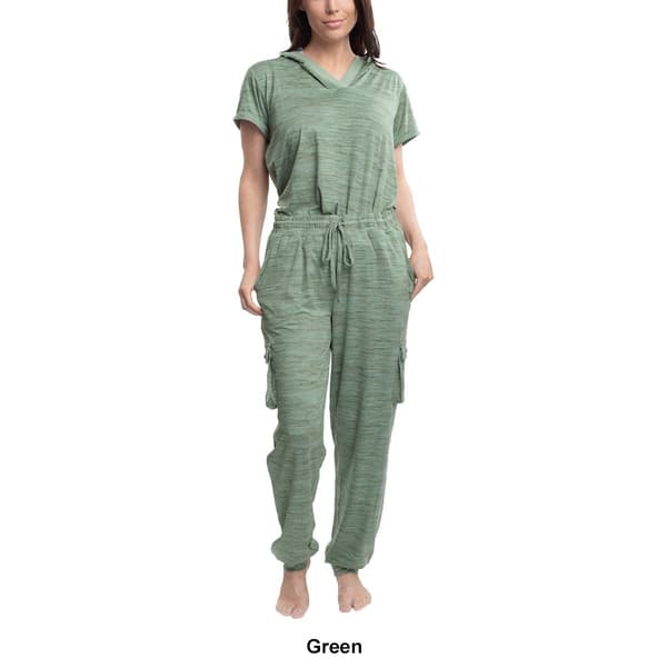 Womens Hanes&#174; All Natural Solid Pajama Set w/ Hood