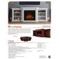 Real Flame Valmont Electric Fireplace TV Stand - image 20
