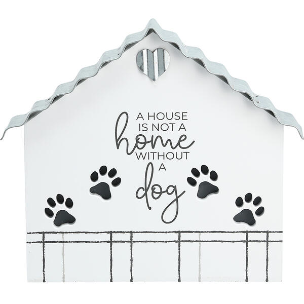 Pavilion Furever Pawsome 6in. House is Not a Home Dog Plaque - image 