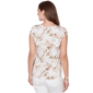Womens Emaline Verde Grove II Short Sleeve Tropical Leaf Tee - image 2