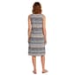 Womens Perceptions Sleeveless Ditsy Floral Geometric Shift Dress - image 2