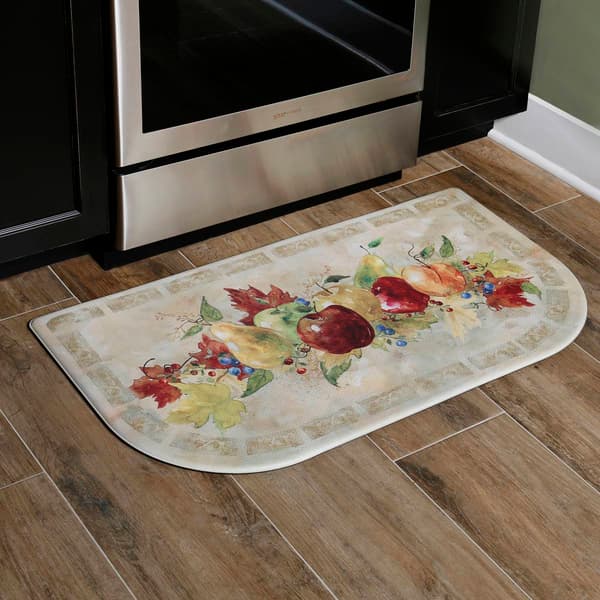 J&V Textiles Cloud Comfort Anti-Fatigue Fruit Slice Kitchen Mat