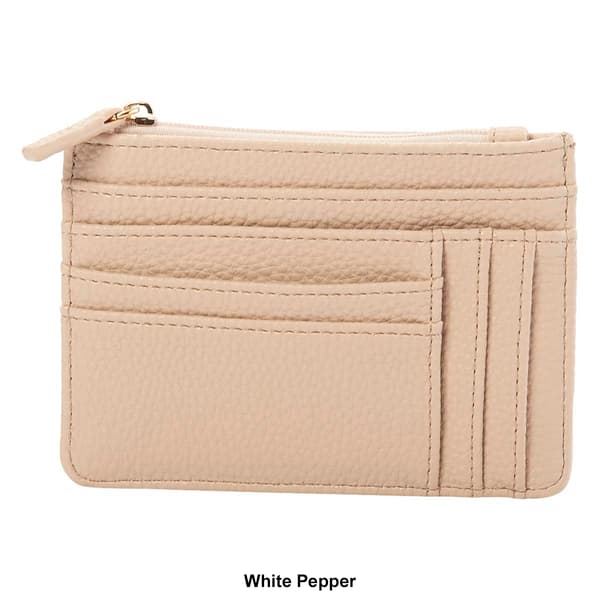 Womens Julia Buxton Pebble Textured Slot Coin Pouch