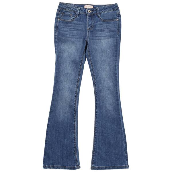 Girls &#40;7-12&#41; Squeeze 5 Pocket Flare Jeans - image 