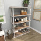 9th & Pike® Farmhouse Brown Wooden Shelving Unit - image 9