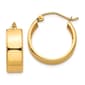 Gold Classics&#40;tm&#41; 14kt. Yellow Gold 13x5.5mm Hoop Earrings - image 1