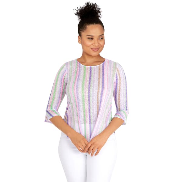 Petite Ruby Rd. Must Haves II Flounce Sleeve Top - image 