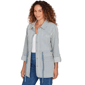 Womens Ruby Rd. Set Sail Stripe Snap Front Anorak Jacket - image 2