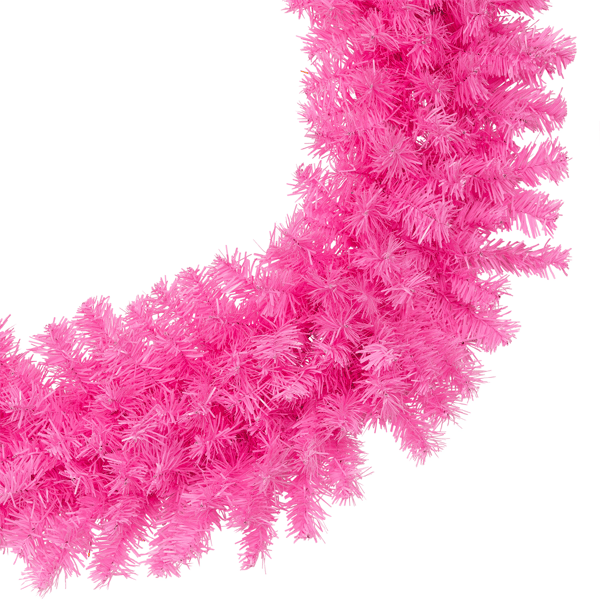 Northlight 36in. Artificial Pink Pine Christmas Wreath