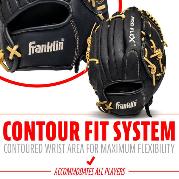 Franklin® 12in. Pro Flex Hybrid Black/Camel Glove