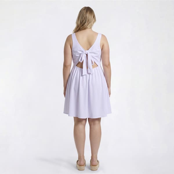 Juniors Plus Jump Princess Seamed A-Line Dress