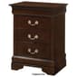 Passion Furniture Louis Philippe 3-Drawer Nightstand - image 12