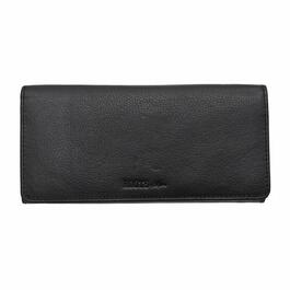Womens Roots Silhouette Large Checkbook Wallet