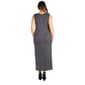 Plus Size 24/7 Comfort Apparel Dot Maxi Dress with Pockets - image 2