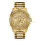 Mens Guess Gold-Tone Multi-Function Watch - U0799G2 - image 1