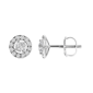 Haus of Brilliance 3/4ctw. Lab Grown Diamond Halo Stud Earring - image 3