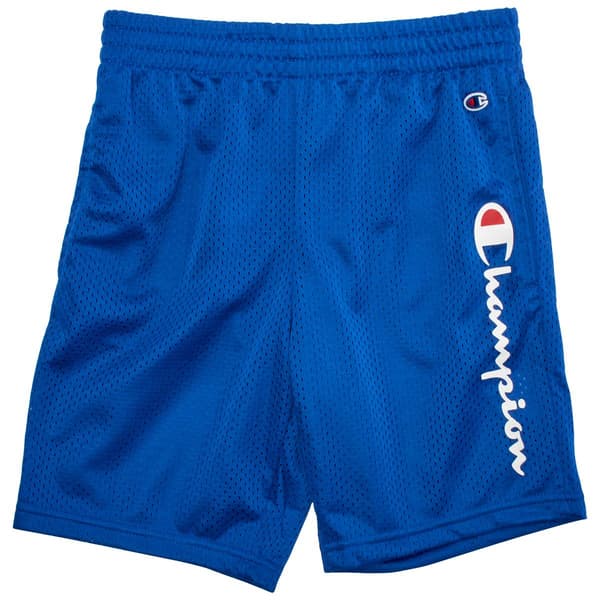 Boys &#40;8-20&#41; Champion&#40;R&#41; Open Hole Mesh Solid Shorts - image 