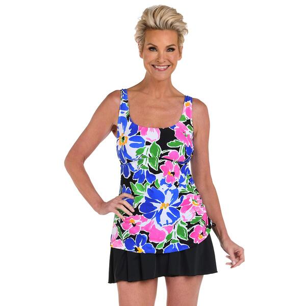 Womens Maxine Summer Splash Floral Adjustable Tank - image 