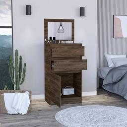 FM FURNITURE Celestial Dresser w/ Cosmetic Station