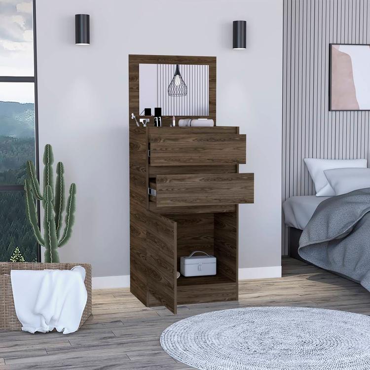 FM FURNITURE Celestial Dresser w/ Cosmetic Station