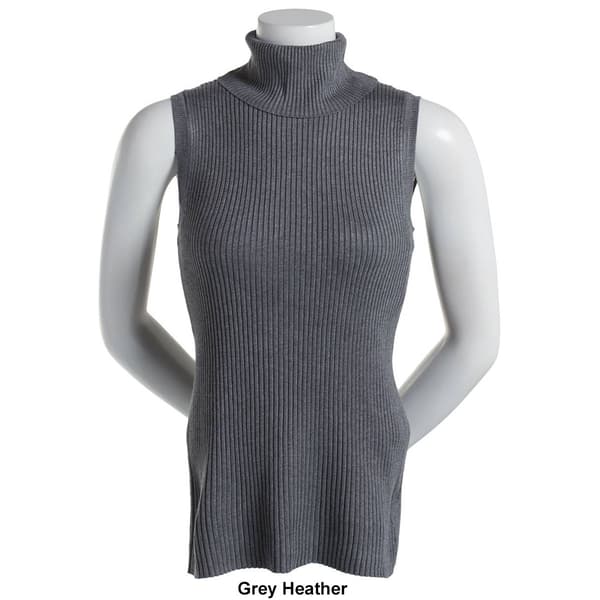 Womens Retrology Sleeveless Turtleneck Sweater