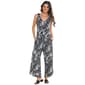 Womens Sami & Jo Sleeveless V-Neck Floral Wide Leg Jumpsuit - image 2