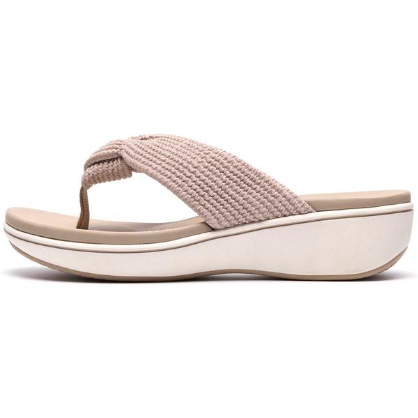 Womens Clarks® Cloudsteppers™ BreezeRae Erin Wedge Sandals