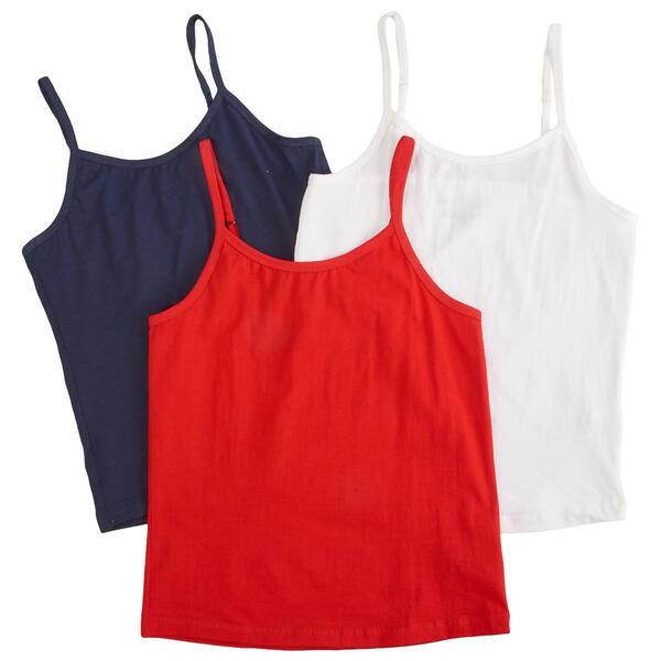 Girls (7-16) Pink Angel 3pk. Camisoles - image 