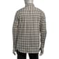 Mens Architect® Regular Fit Plaid Button Down Shirt -Black Forest - image 3