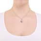 Athra 16in. Silver Plated Seashell Pendant Necklace - image 3