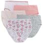 Womens Laura Ashley&#40;R&#41; 5pk. Logo Band Brief Panties - LS9221-5PKOM - image 1