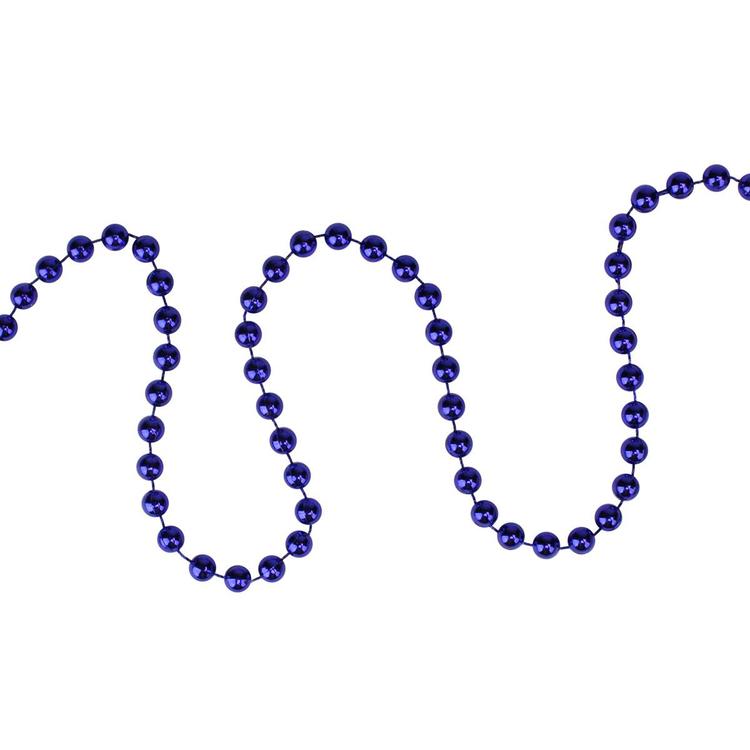 Northlight Seasonal Shiny Sapphire Beaded Christmas Garland