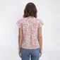 Petite Preswick & Moore® Flutter Sleeve Floral Blouse - image 2