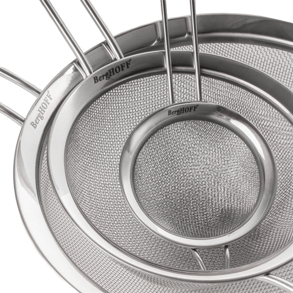 BergHOFF 18/8 Stainless steel 3pc. Strainer Set