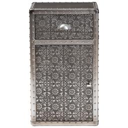 Baxton Studio Cosette Collection Floral Accent Cabinet