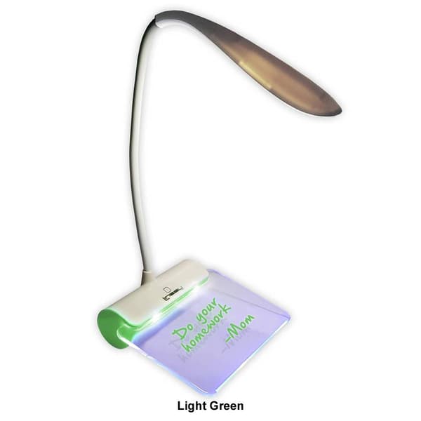 Linsay Smart LED Touch Lamp with Notepad