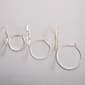 Design Collection Silver-Tone Multi Crystal Hoop Earrings - image 1