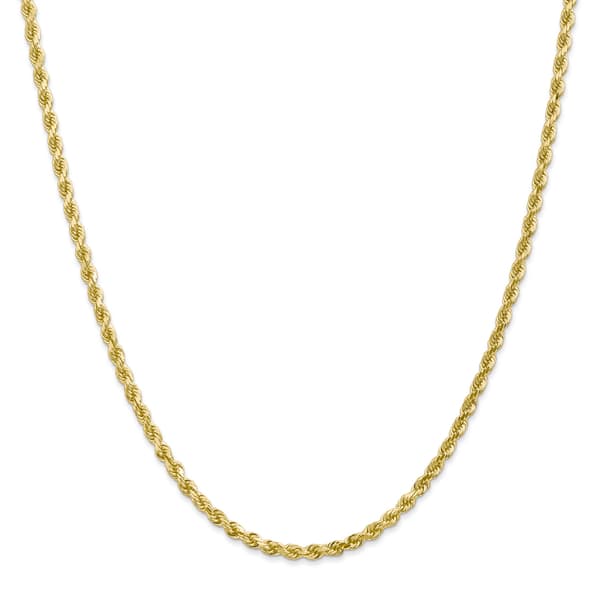 Gold Classics&#8482; 10kt. Yellow Gold 3mm Rope Chain Bracelet
